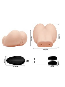 Silikonska realistična vagina sa vibracijom za muškarce  BM 9141S-4